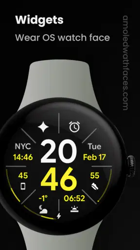 Widgets Watch Face screenshot