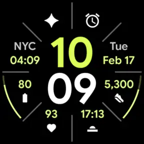 Widgets Watch Face screenshot