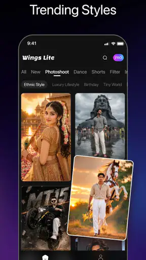 Wings Lite:AI Photo&Video screenshot