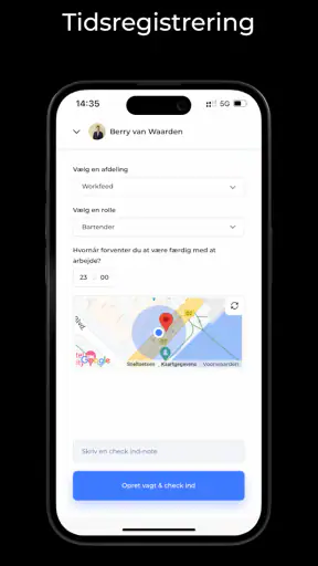 Workfeed - Vagtplan screenshot