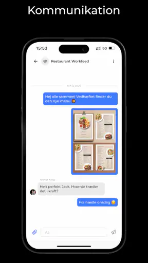Workfeed - Vagtplan screenshot