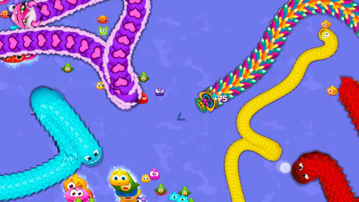 Worm Hunt - Slange spil arena screenshot