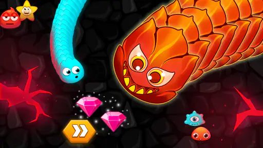 Worm Hunt - Slange spil arena screenshot