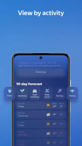 Yandex Weather & Rain Radar screenshot