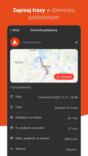 Żegluj: nawigacja wodna i mapy screenshot