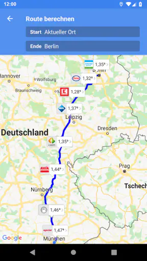 1-2-3 Tanken - Benzinpreise screenshot