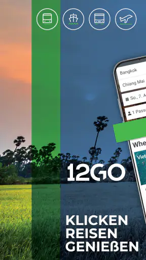 12Go Zug, Bus, Fähre, Flug screenshot