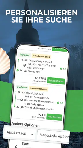 12Go Zug, Bus, Fähre, Flug screenshot