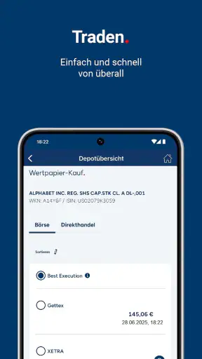 1822direkt Banking screenshot