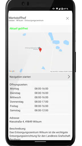 Abfallapp Landkreis Grafschaft screenshot