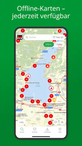 ACSI Campingplätze Europa App screenshot