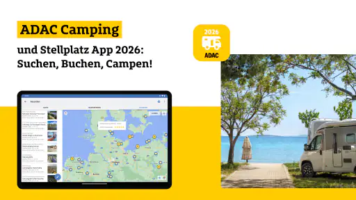 ADAC Camping / Stellplatz 2026 screenshot