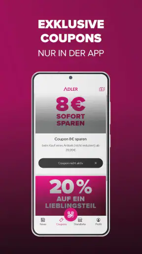 ADLER Modemärkte screenshot