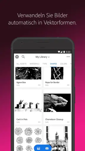 Adobe Capture: Tool für Ps, Ai screenshot