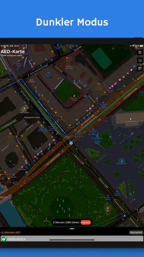 AED-Karte - Defibrillatoren screenshot
