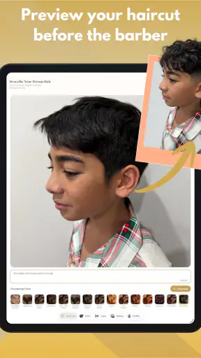 AI Haar-Anprobe & -Farbe screenshot