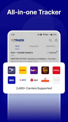 ALL-IN-ONE Paketverfolgung screenshot
