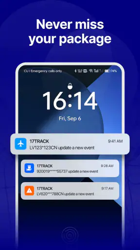 ALL-IN-ONE Paketverfolgung screenshot