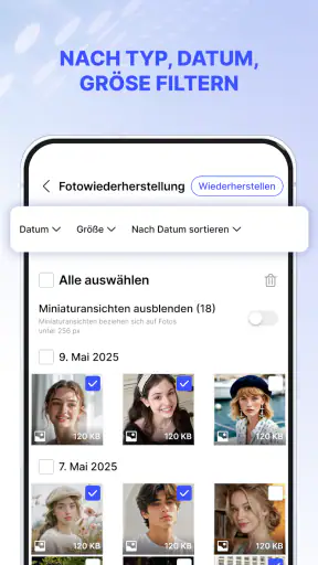 Alle Fotos & Videos Retten screenshot