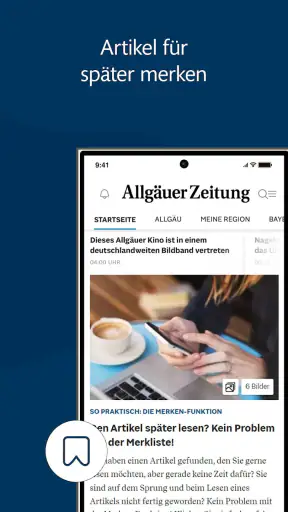 Allgäuer Zeitung News screenshot