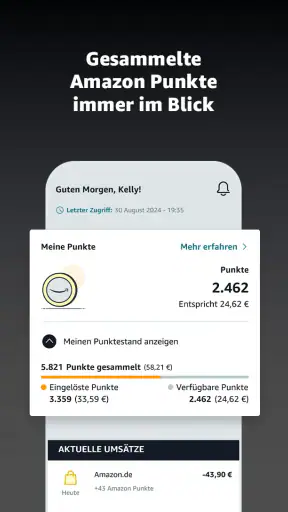 Amazon Visa screenshot