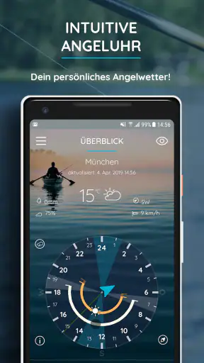 Angelwetter: Beißindex & Wind screenshot