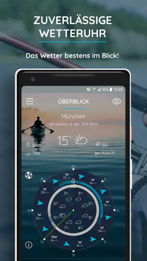 Angelwetter: Beißindex & Wind screenshot