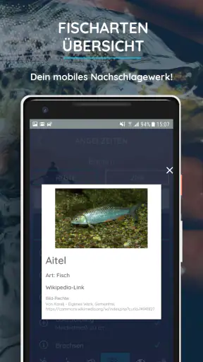 Angelwetter: Beißindex & Wind screenshot