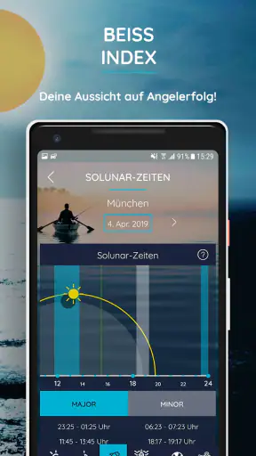 Angelwetter: Beißindex & Wind screenshot