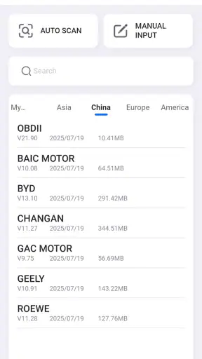 Anyscan+ screenshot