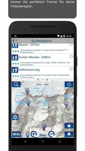 ape@map - Wander- & Bikekarte screenshot