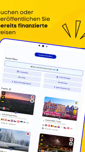 Apply&Go: Erasmus Trip Planner screenshot