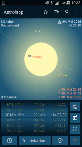 Astrolapp Live Sternkarte screenshot