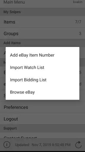 Auction Sniper für eBay screenshot