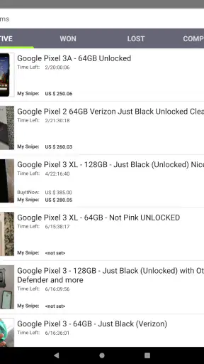Auction Sniper für eBay screenshot