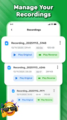 Audio Rückwärts screenshot