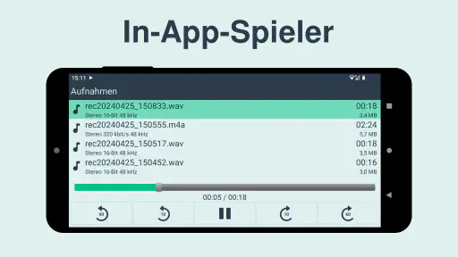 Audiorecorder Pro screenshot