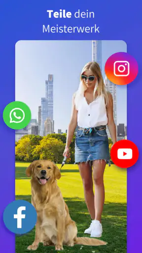 Ausschneiden und Einfügen Foto screenshot