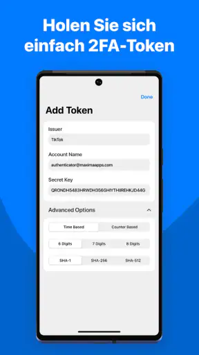 Authenticator App – 2FA screenshot