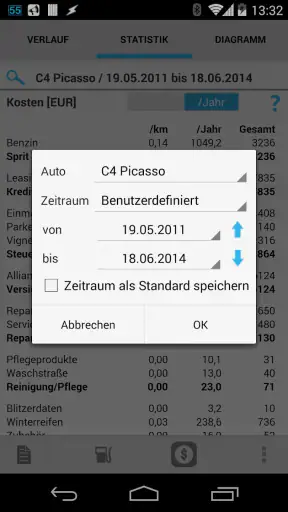 Auto-Kosten und Tankbuch PRO screenshot