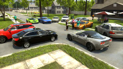 Auto Parkplatz Fahrschule screenshot