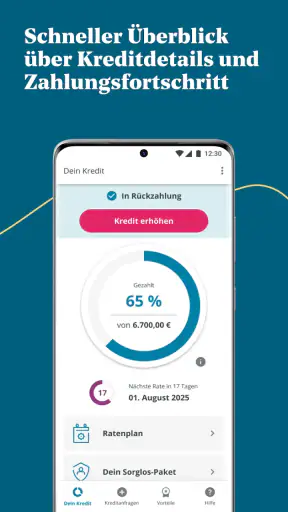auxmoney Kredite screenshot