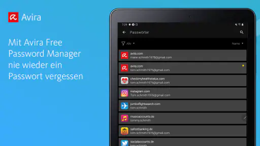 Avira Password Manager screenshot