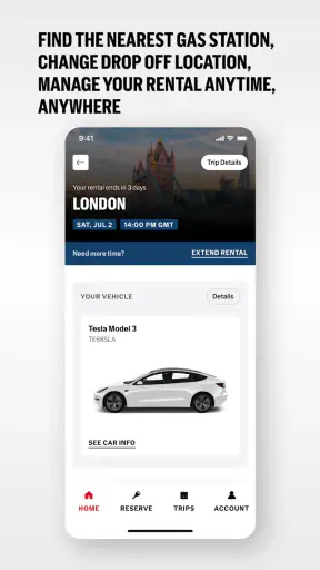 Avis Autovermietung screenshot
