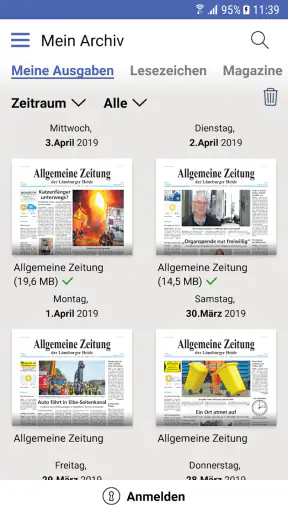 AZ ePaper screenshot
