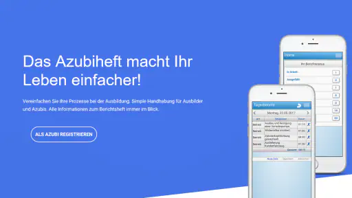 Azubiheft Online Berichtsheft screenshot