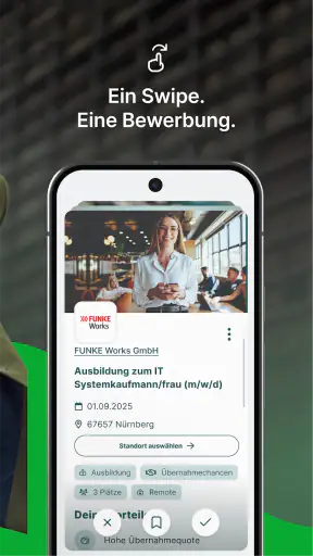 Azubiyo – Ausbildung per Swipe screenshot