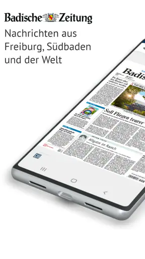 Badische Zeitung screenshot