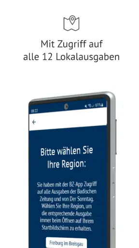 Badische Zeitung screenshot