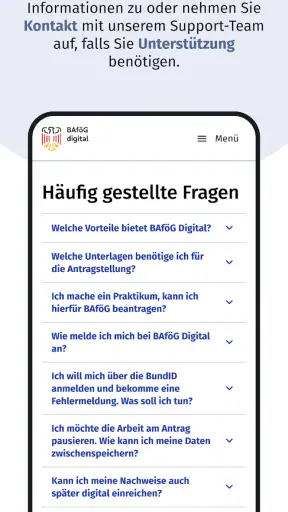 BAföG Digital screenshot